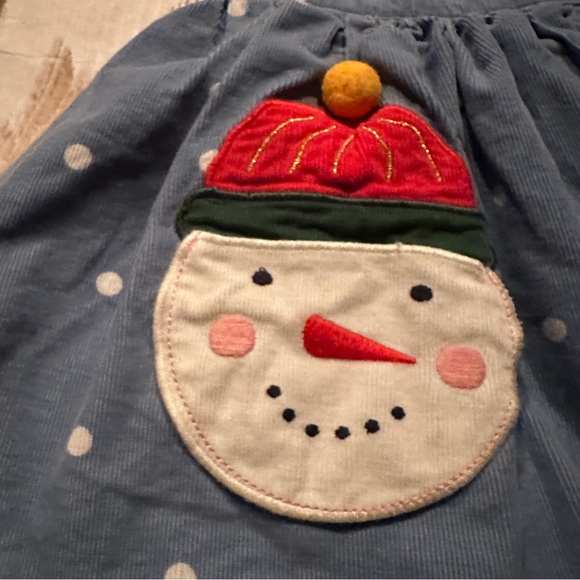 Mini Boden snowman skirt vguc 4/5 - Picture 4 of 8